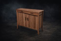 Custom storage cabinet by Waitman Woodworking
